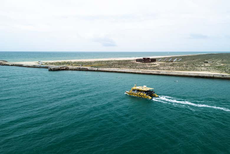Navegando cerca de la costa 