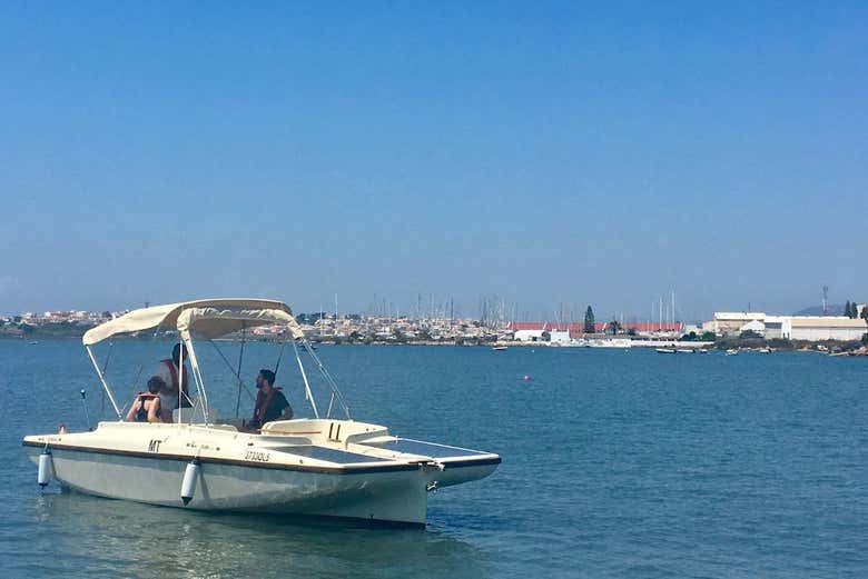 Enjoy the boat ride