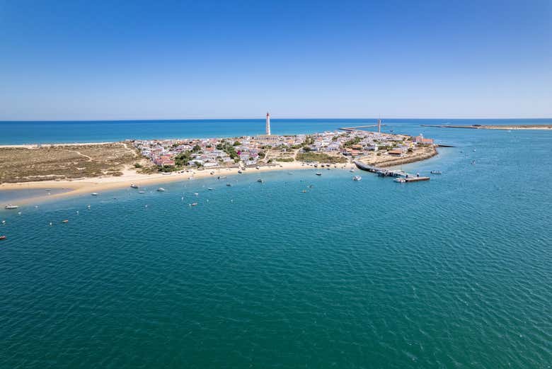 Panorámica del litoral de Ría Formosa