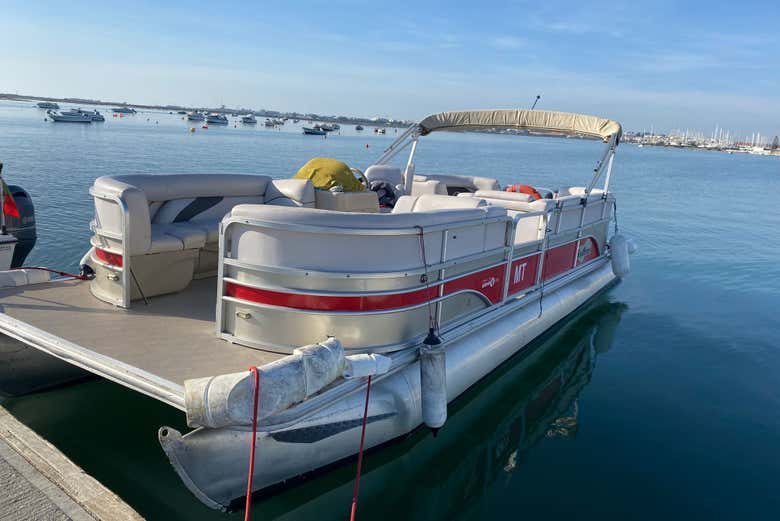 Catamarã da atividade