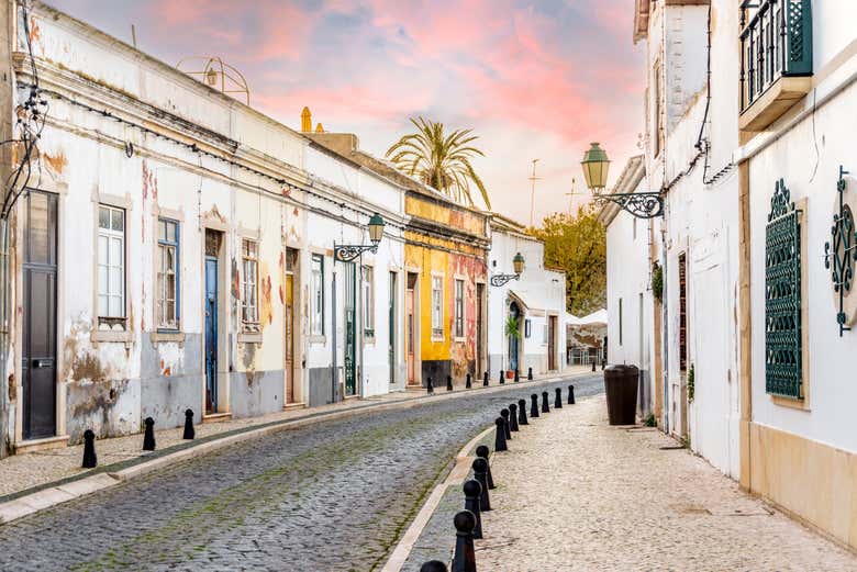 Traditional houses in Faro