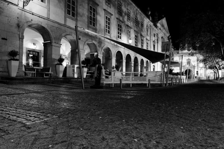 Terrasses de Faro de nuit
