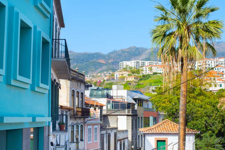 Calles del centro histórico de Funchal