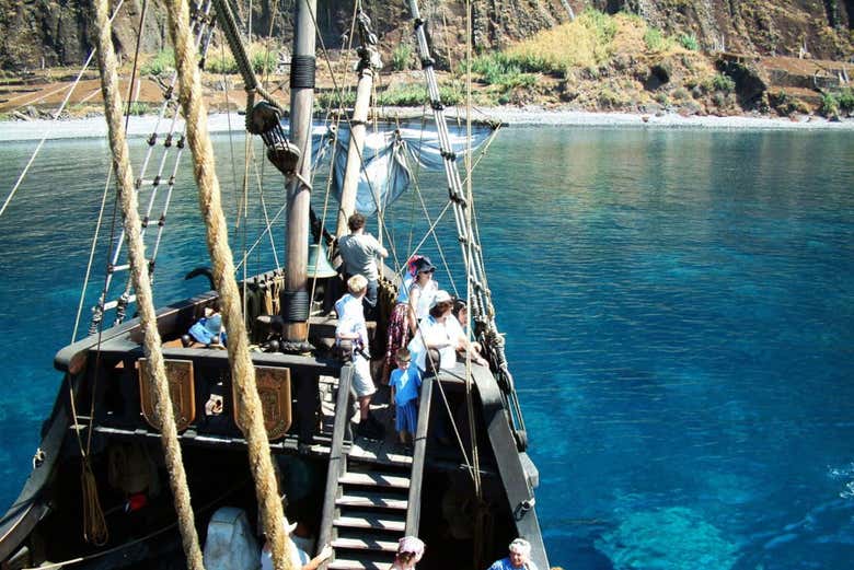 A bordo de la Santa María