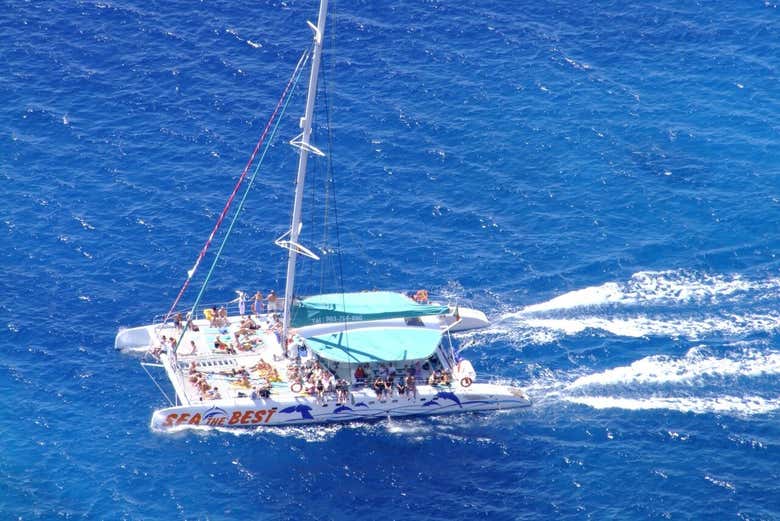 Il giro in catamarano