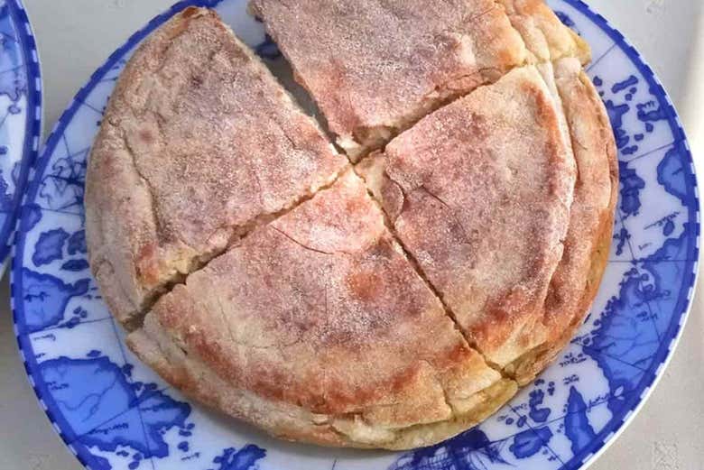 Bolo do caco à déguster