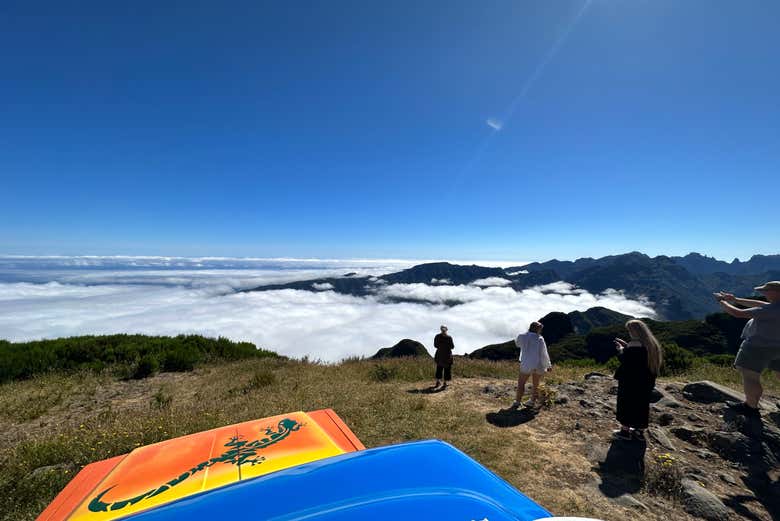 Admire clouds from above!