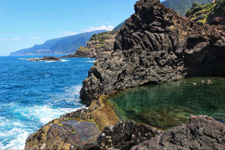 Check out volcanic pools