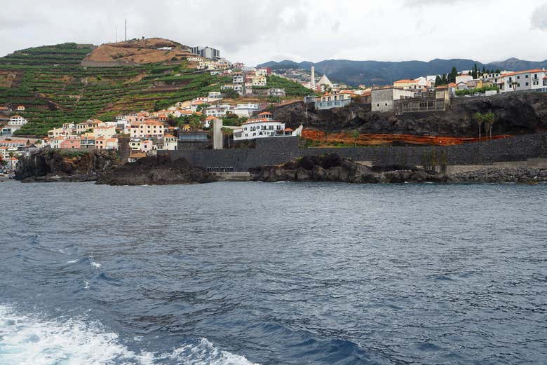 Durante la navegación rumbo a Cabo Girão