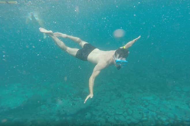 Nadando por las aguas de Madeira