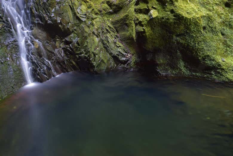 Una de las cascadas de Ribeiro Frio