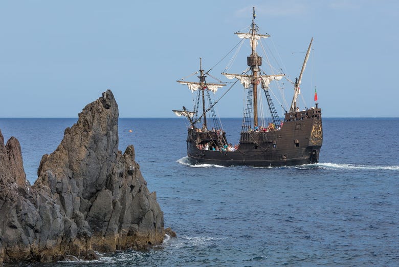 Paseo en la carabela de Cristóbal Colón desde Funchal
