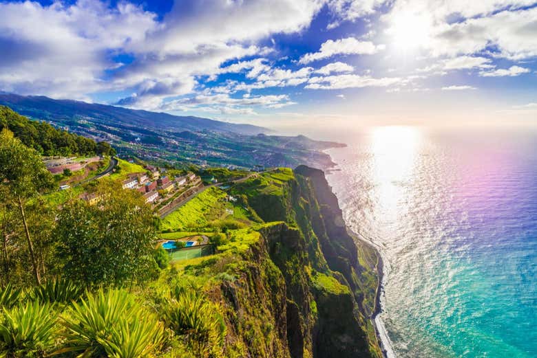 Vista aérea de Cabo Girão
