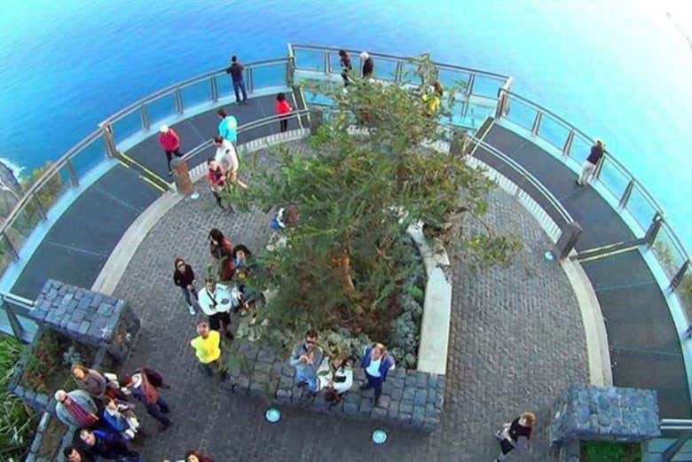 Terrazza di vetro a Cabo Girão 