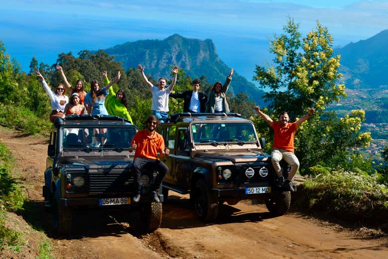 Disfrutando de la ruta en 4x4