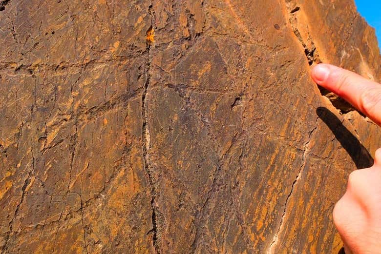Há mais de mil pinturas rupestres ao ar livre