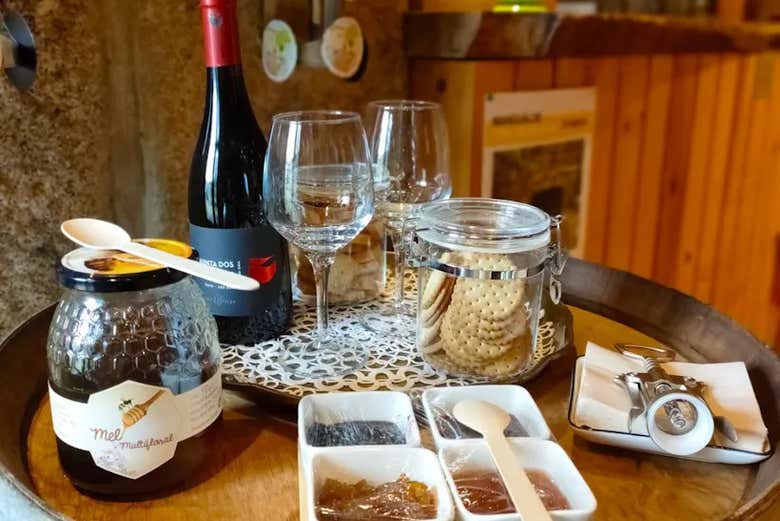 Você provará alguns produtos típicos locais