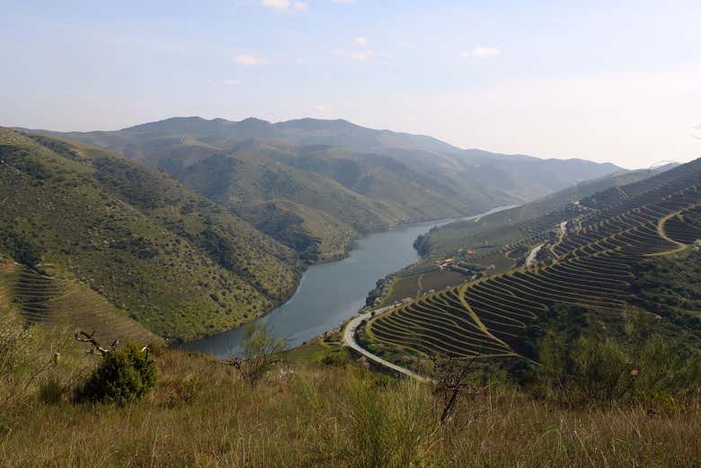 Impresionantes vistas del río Coa
