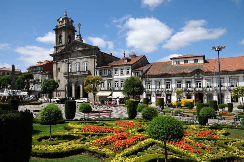 A square in the centre of Guimarães
