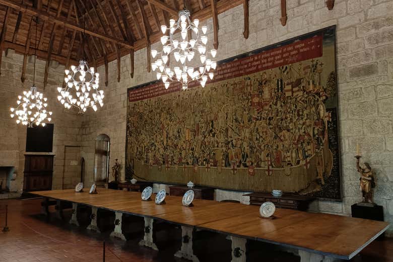 Un tapiz del Palacio de los Duques de Braganza