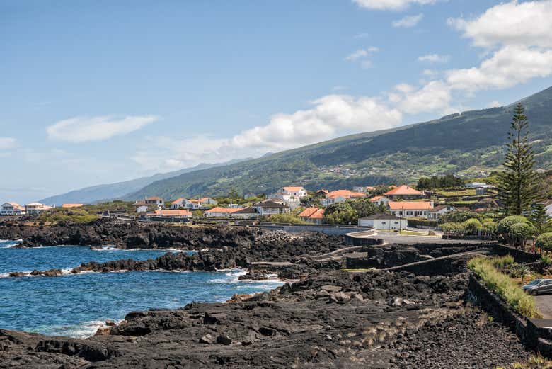 Village de São Roque sur l'île de Pico