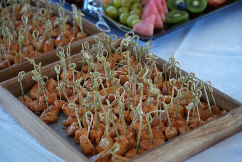 Pequeños bocados listos para comer