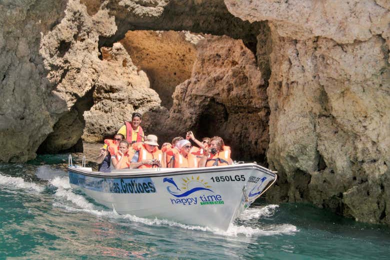On the way to the caves