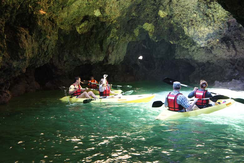 Kayak en el Algarve