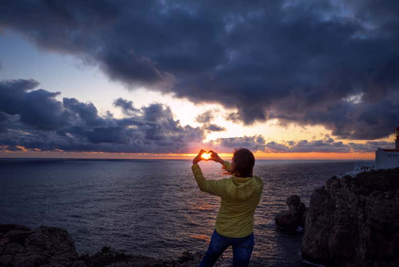 Admiring the sunset
