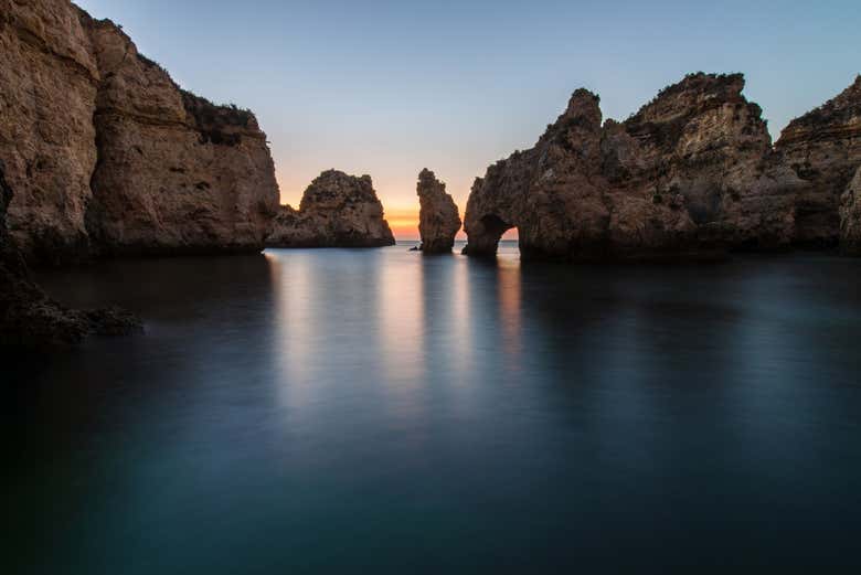 Ponta da Piedade al tramonto