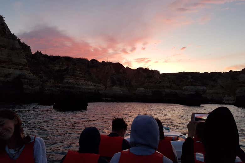 Ponta da Piedade ao entardecer