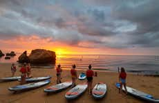 Paddle surf en Ponta da Piedade al amanecer