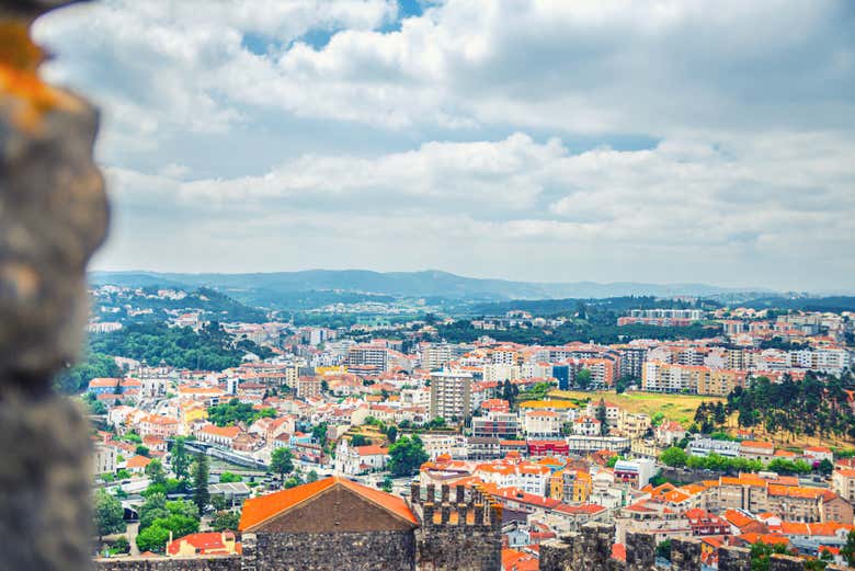 Cidade de Leiria vista do castelo