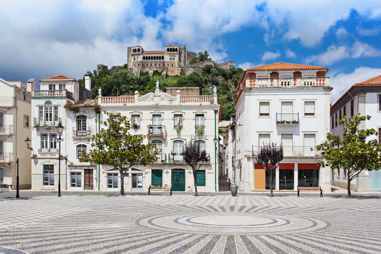 Praça central de Leiria