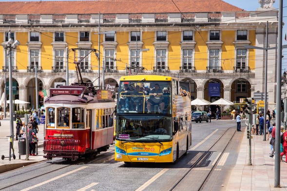 Bus, tramway et bateau touristique de Lisbonne