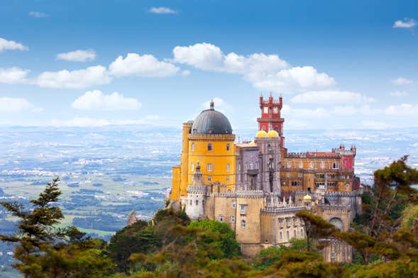 Excursion à Sintra et Cascais + Palais national de Pena