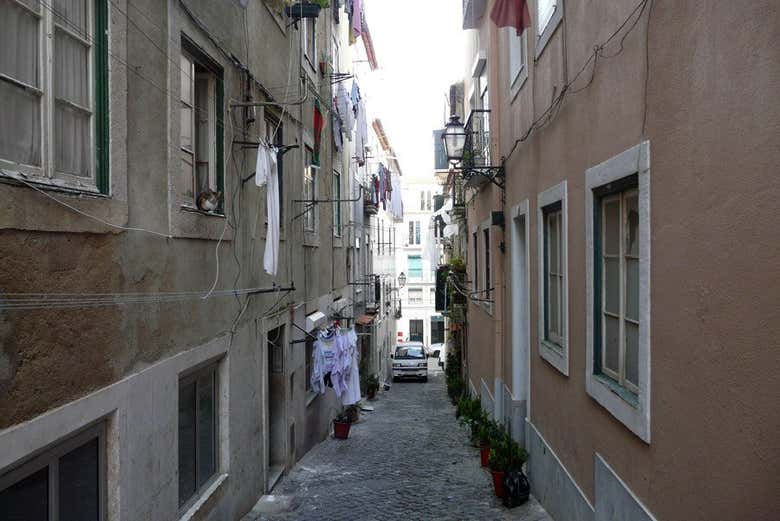 Une rue d'Alfama