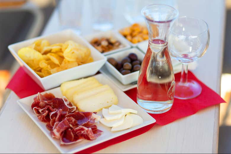 Aperitivo que tomaremos a bordo