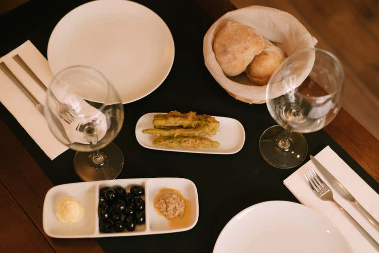 Appetisers before dinner