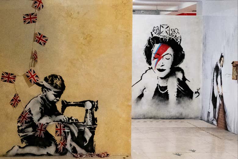 Arte provocativo de Banksy