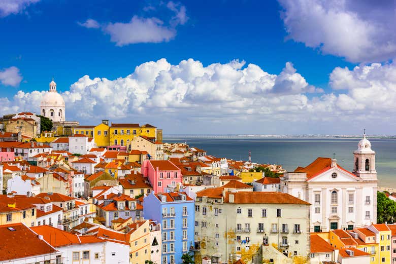 Vue sur le quartier d'Alfama