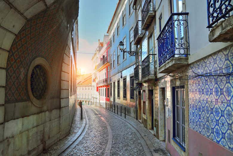 Ruas do bairro do Chiado