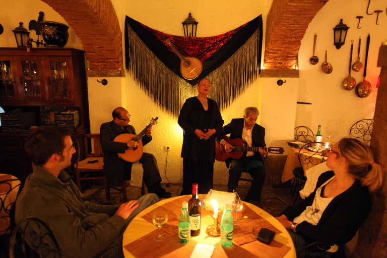 Représentation typique de fado