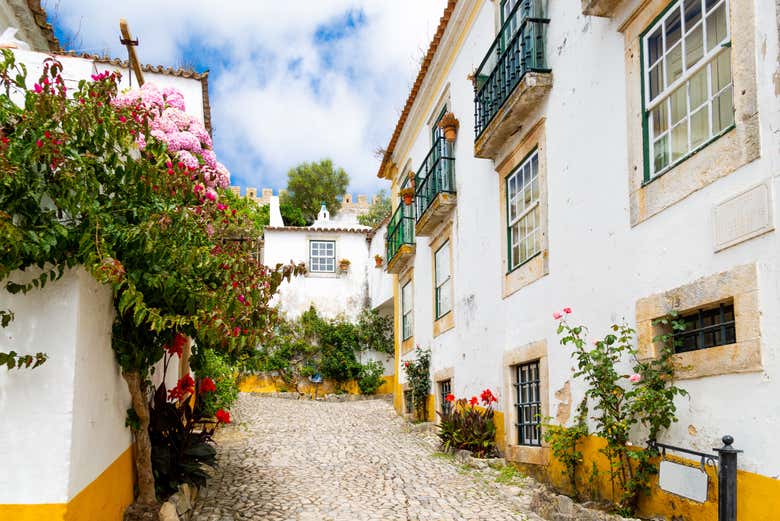 Calles del encantador pueblo de Óbidos