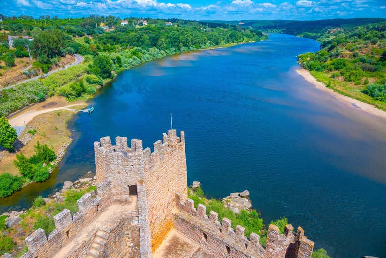 Il panorama visto dal castello