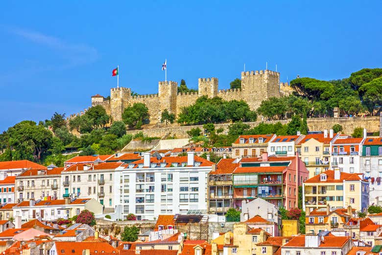 Vue panoramique sur le château Saint-GeorgesJorge