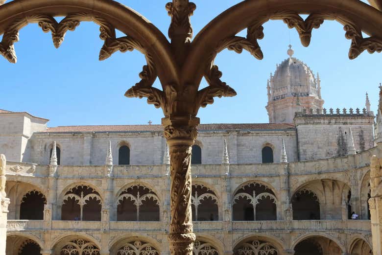 Dentro do Mosteiro dos Jerónimos