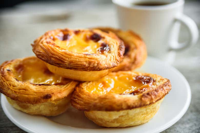 Los pastéis de nata son todo un símbolo de Lisboa