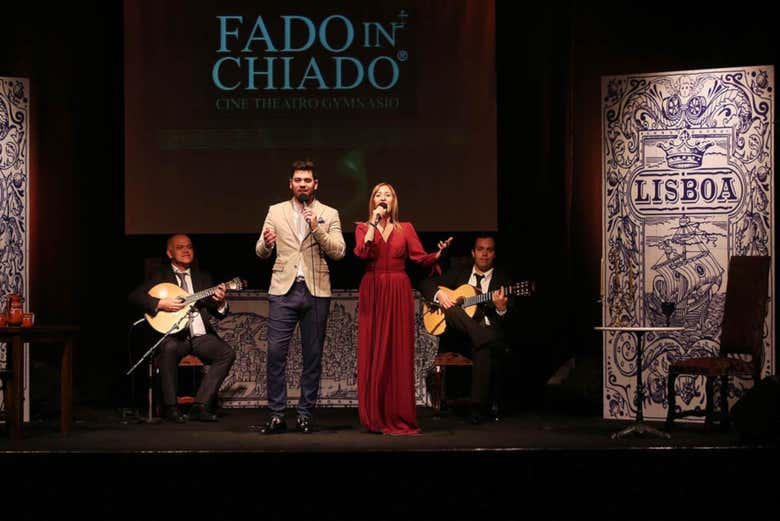 Espectáculo en Fado en Chiado