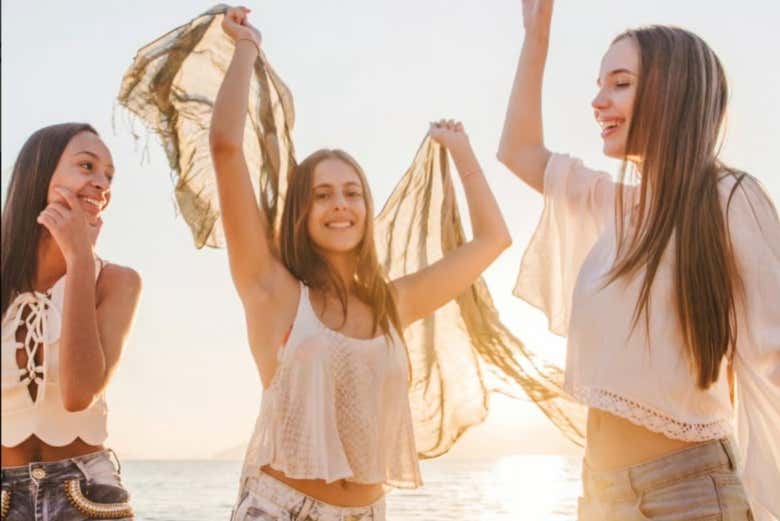 Bailando con amigas